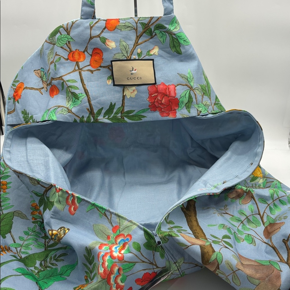 GUCCI Canvas Equestrian Print Garment Weekend Travel Bag NWT - Picture 7 of 7